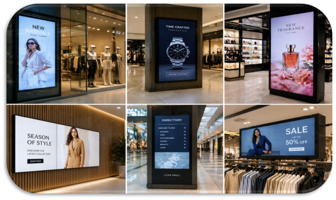 Luxury Retail Digital Signage