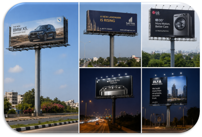 Unipole Advertising Structure