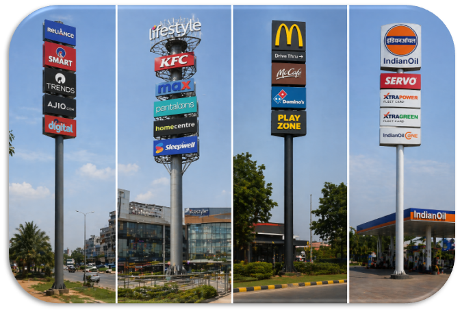 Signage Mast